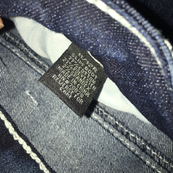 Back To School Jeans. Blue Straight Leg Jeans. - Picture 4 of 4